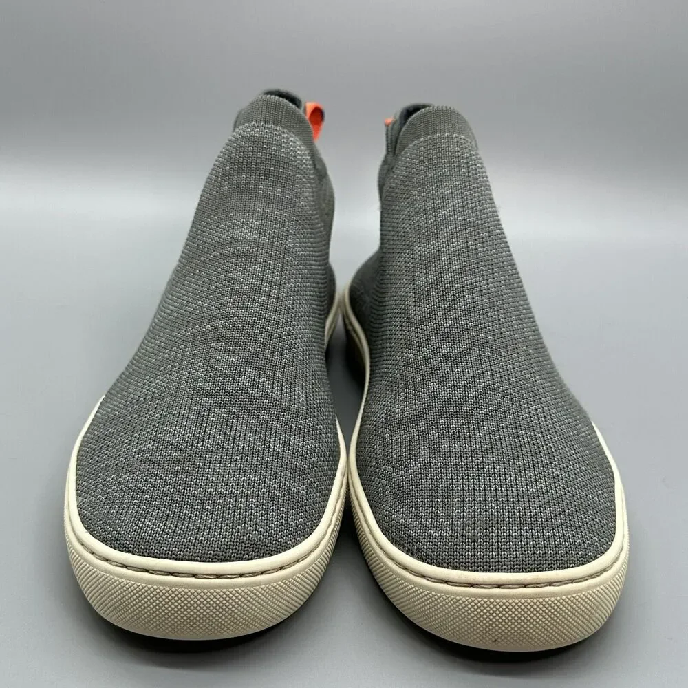 Rothys Chelsea Boots Shoes Women 8.5 Gray Blue Heathered Ankle Comfort Slip On